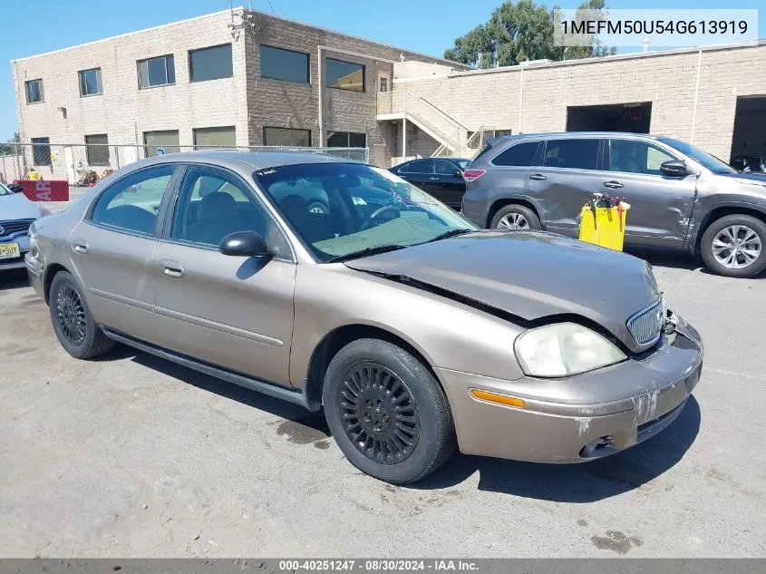 1MEFM50U54G613919 2004 Mercury Sable Gs