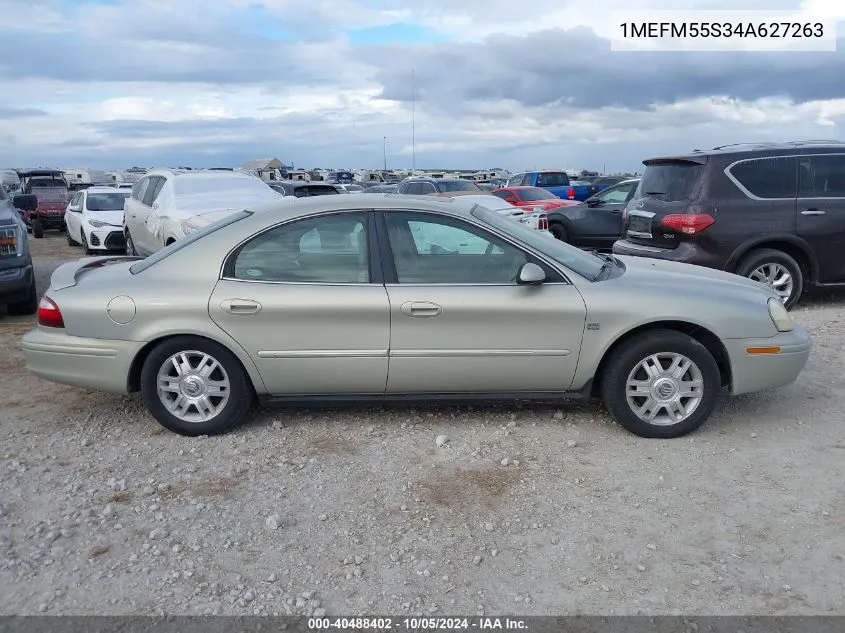 2004 Mercury Sable Ls Premium VIN: 1MEFM55S34A627263 Lot: 40488402