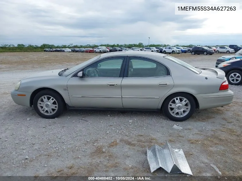 2004 Mercury Sable Ls Premium VIN: 1MEFM55S34A627263 Lot: 40488402