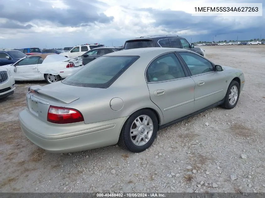 2004 Mercury Sable Ls Premium VIN: 1MEFM55S34A627263 Lot: 40488402