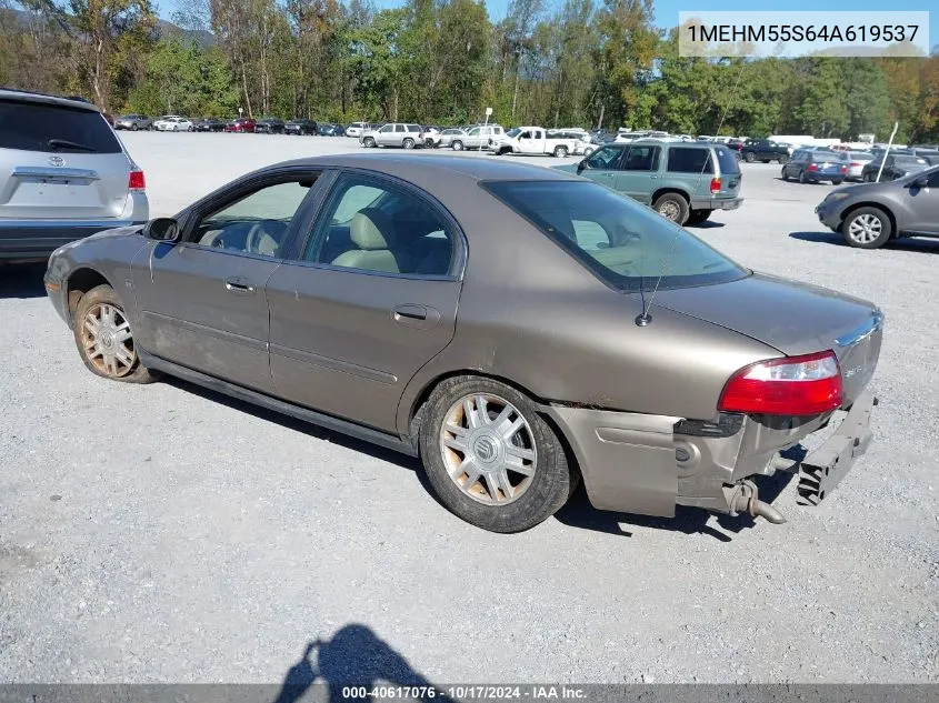 2004 Mercury Sable Ls Premium VIN: 1MEHM55S64A619537 Lot: 40617076