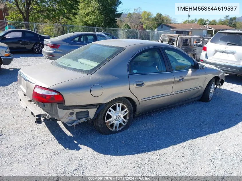 2004 Mercury Sable Ls Premium VIN: 1MEHM55S64A619537 Lot: 40617076