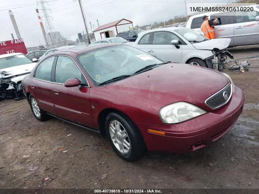 2004 Mercury Sable Ls Premium VIN: 1MEHM55S24G610220 Lot: 40739618