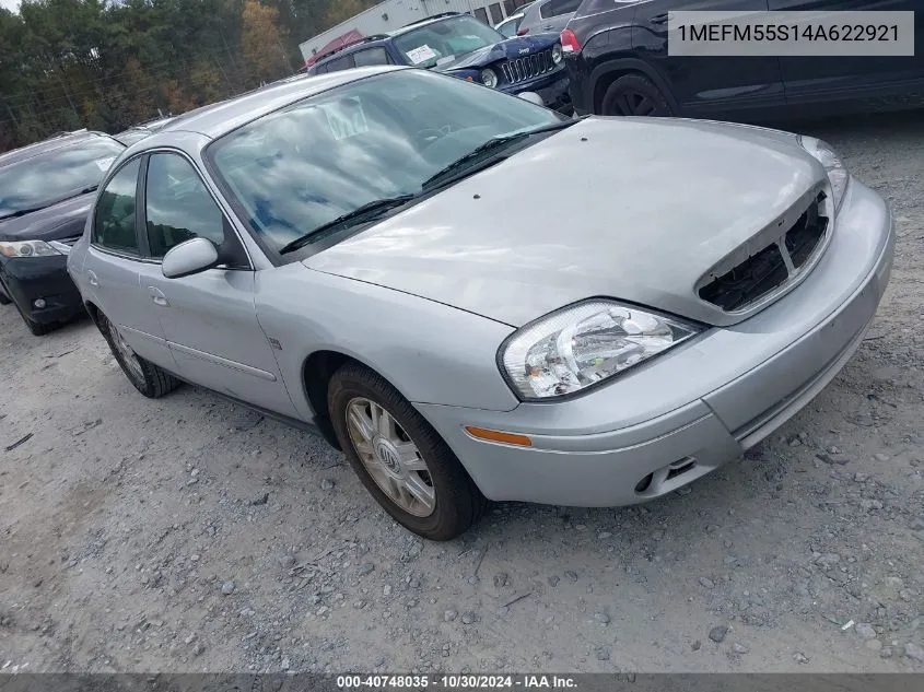 2004 Mercury Sable Ls Premium VIN: 1MEFM55S14A622921 Lot: 40748035