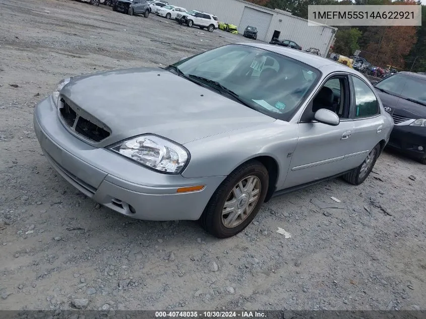 2004 Mercury Sable Ls Premium VIN: 1MEFM55S14A622921 Lot: 40748035