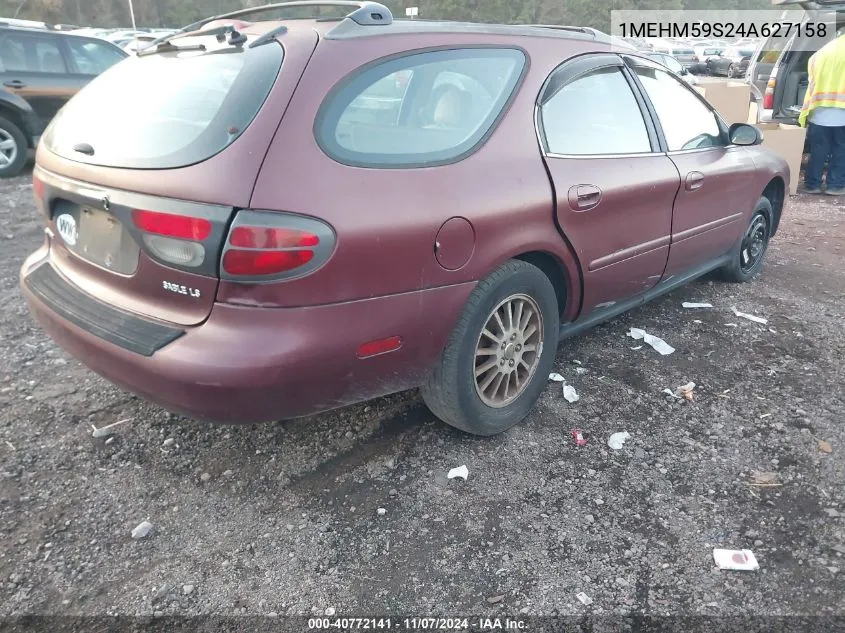 2004 Mercury Sable Ls Premium VIN: 1MEHM59S24A627158 Lot: 40772141