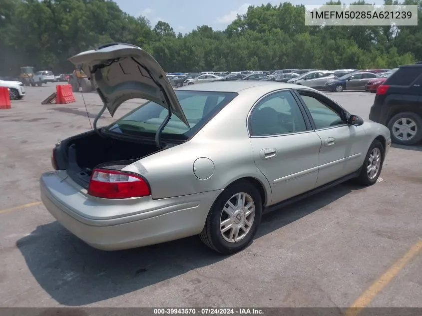 2005 Mercury Sable Gs VIN: 1MEFM50285A621239 Lot: 39943570