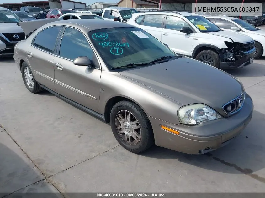 2005 Mercury Sable Ls VIN: 1MEHM55S05A606347 Lot: 40031619