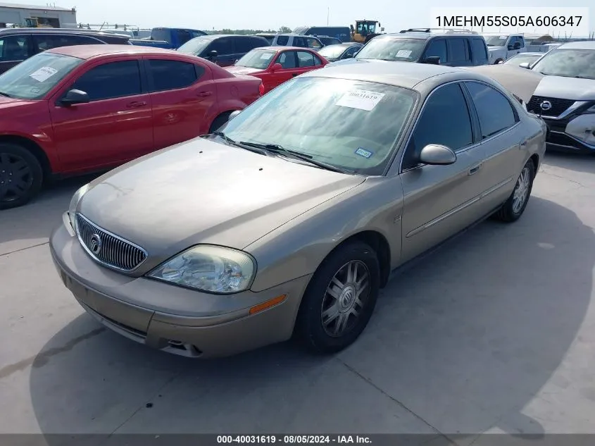 2005 Mercury Sable Ls VIN: 1MEHM55S05A606347 Lot: 40031619