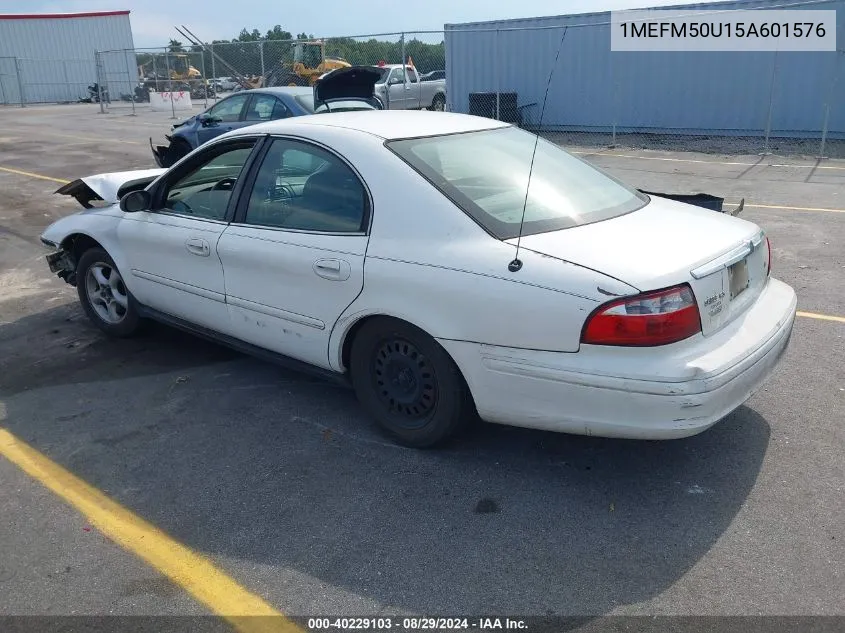 1MEFM50U15A601576 2005 Mercury Sable Gs