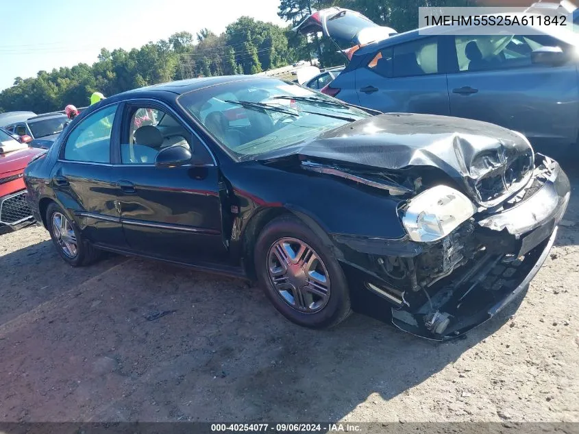 2005 Mercury Sable Ls Premium VIN: 1MEHM55S25A611842 Lot: 40254077