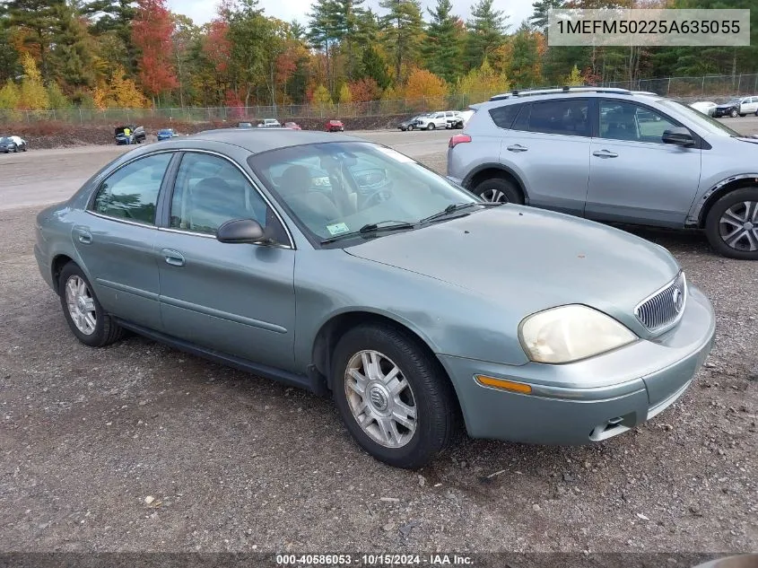 2005 Mercury Sable Gs VIN: 1MEFM50225A635055 Lot: 40586053