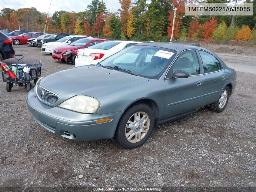 2005 Mercury Sable Gs VIN: 1MEFM50225A635055 Lot: 40586053