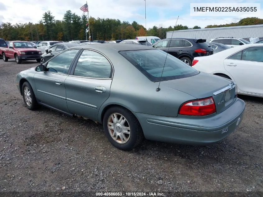 2005 Mercury Sable Gs VIN: 1MEFM50225A635055 Lot: 40586053