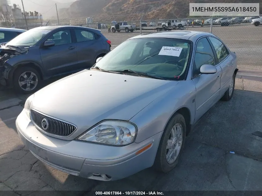 2005 Mercury Sable Ls VIN: 1MEHM55S95A618450 Lot: 40617864