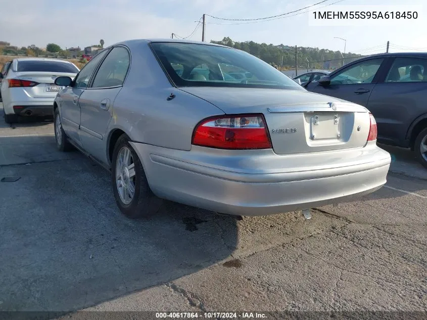 2005 Mercury Sable Ls VIN: 1MEHM55S95A618450 Lot: 40617864