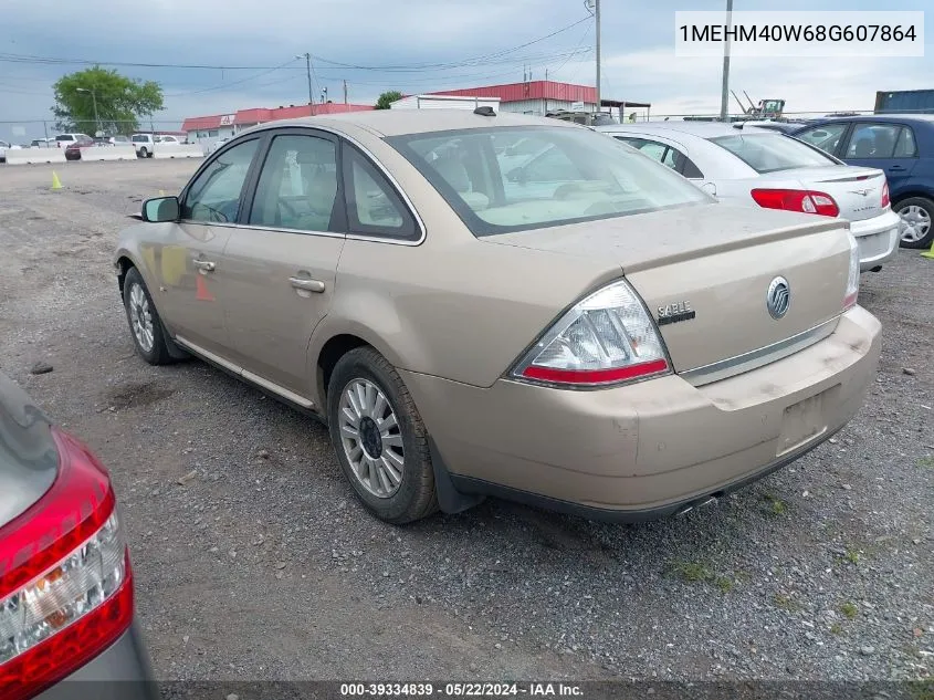 1MEHM40W68G607864 2008 Mercury Sable