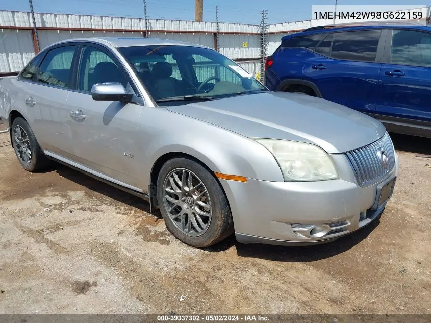 2008 Mercury Sable Premier VIN: 1MEHM42W98G622159 Lot: 39337302