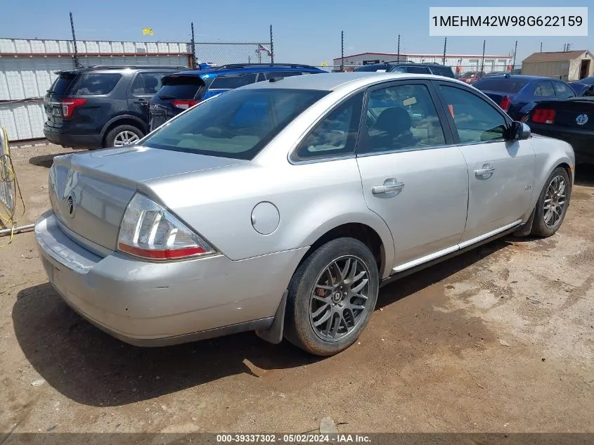 2008 Mercury Sable Premier VIN: 1MEHM42W98G622159 Lot: 39337302