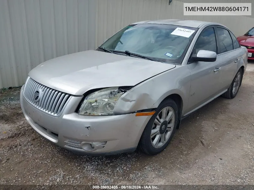 1MEHM42W88G604171 2008 Mercury Sable Premier