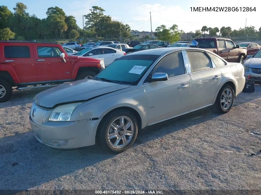 2008 Mercury Sable Premier VIN: 1MEHM42W28G612864 Lot: 40175492