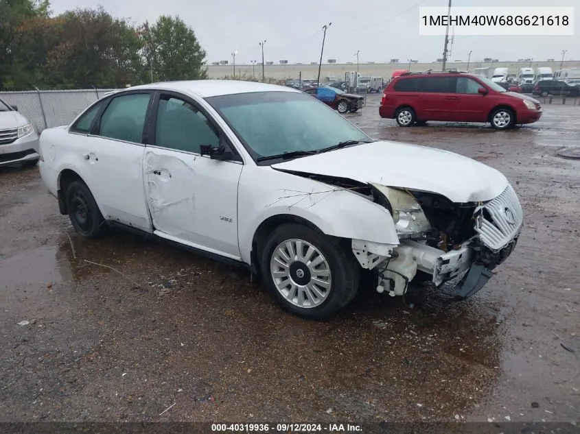 2008 Mercury Sable VIN: 1MEHM40W68G621618 Lot: 40319936