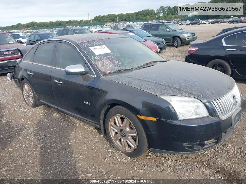 2008 Mercury Sable Premier VIN: 1MEHM42W38G620567 Lot: 40379211