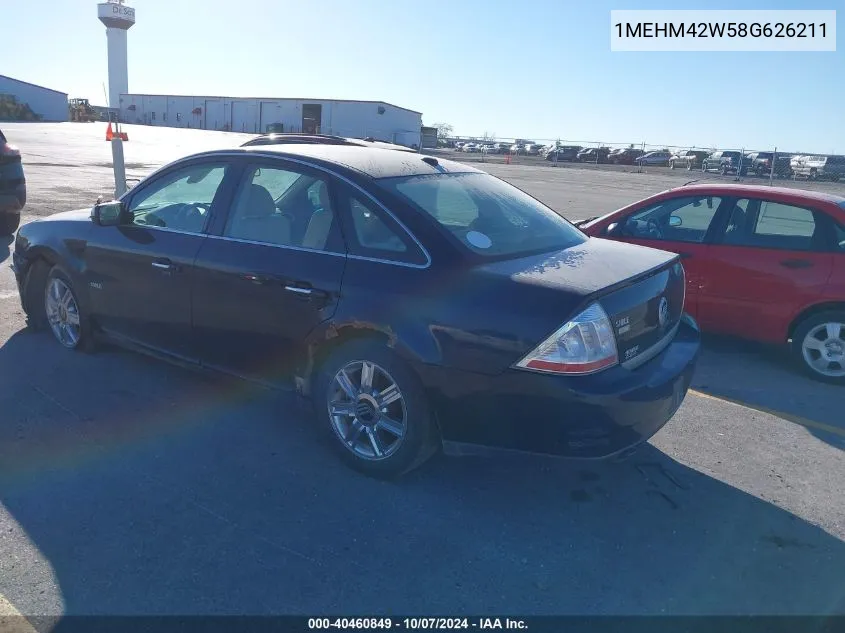 2008 Mercury Sable Premier VIN: 1MEHM42W58G626211 Lot: 40460849