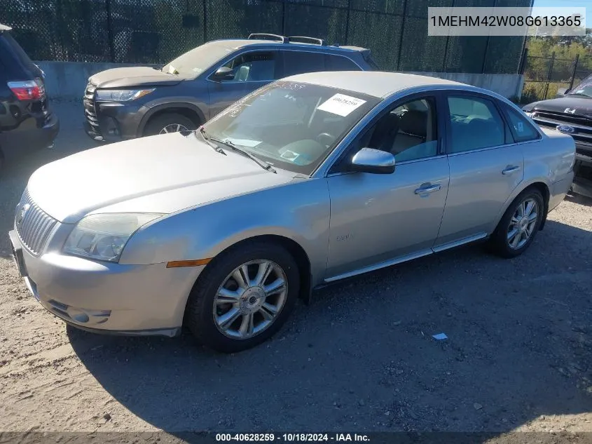 2008 Mercury Sable Premier VIN: 1MEHM42W08G613365 Lot: 40628259