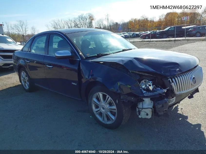 2008 Mercury Sable Premier VIN: 1MEHM42W68G627397 Lot: 40674840