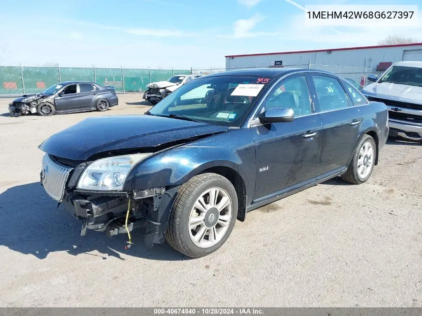 2008 Mercury Sable Premier VIN: 1MEHM42W68G627397 Lot: 40674840