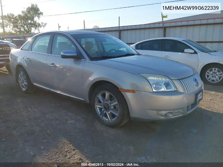 2009 Mercury Sable Premier VIN: 1MEHM42W99G622339 Lot: 40482613