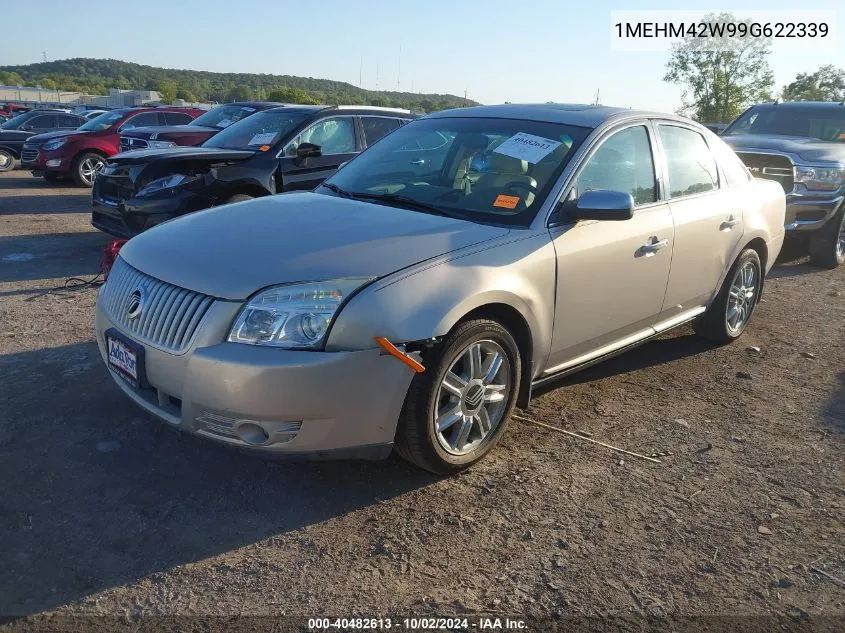 2009 Mercury Sable Premier VIN: 1MEHM42W99G622339 Lot: 40482613