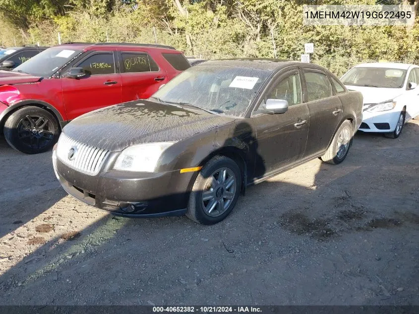 2009 Mercury Sable Premier VIN: 1MEHM42W19G622495 Lot: 40652382