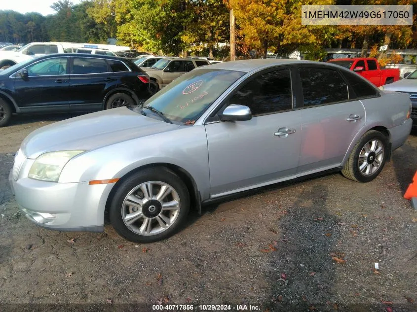 2009 Mercury Sable Premier VIN: 1MEHM42W49G617050 Lot: 40717856