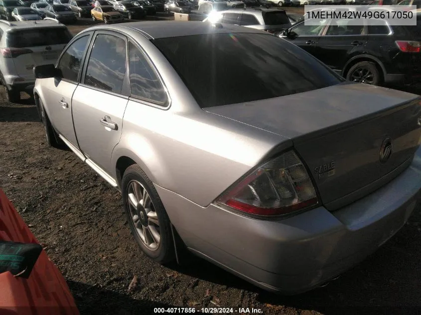 2009 Mercury Sable Premier VIN: 1MEHM42W49G617050 Lot: 40717856