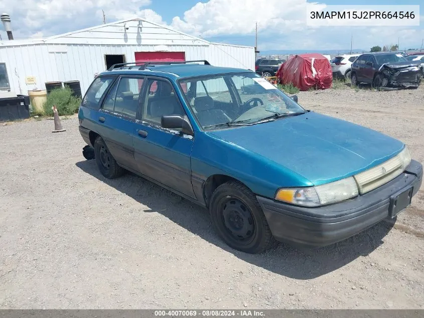 1993 Mercury Tracer VIN: 3MAPM15J2PR664546 Lot: 40070069