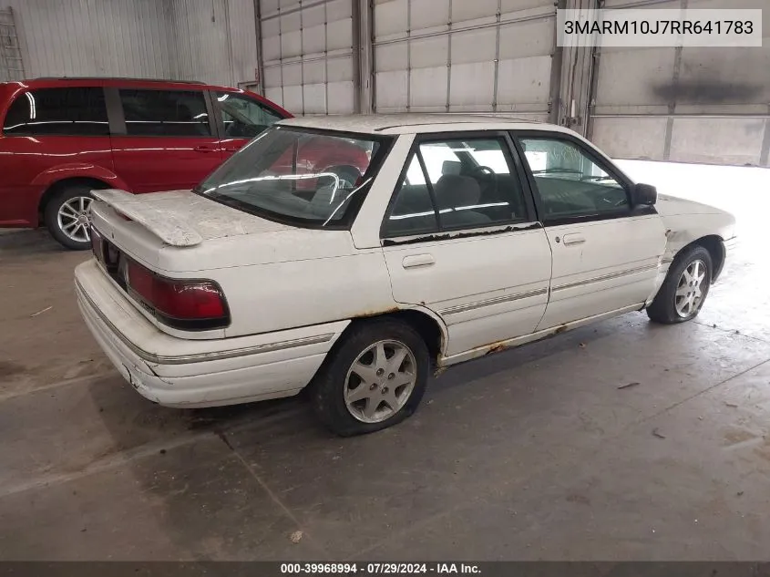 1994 Mercury Tracer Trio VIN: 3MARM10J7RR641783 Lot: 39968994