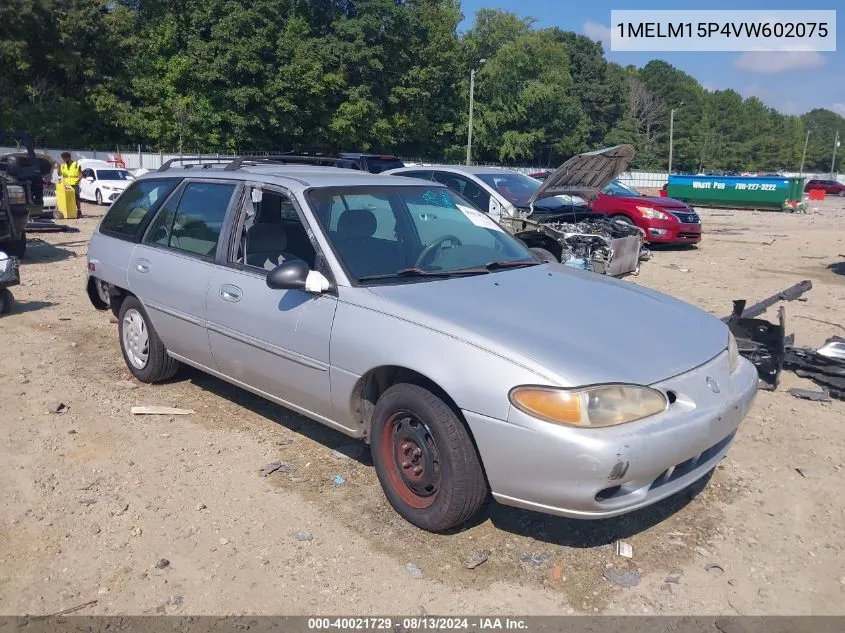 1997 Mercury Tracer Ls VIN: 1MELM15P4VW602075 Lot: 40021729