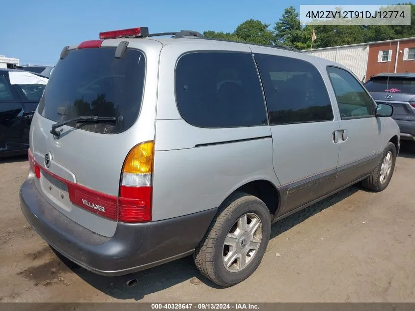 4M2ZV12T91DJ12774 2001 Mercury Villager Sport