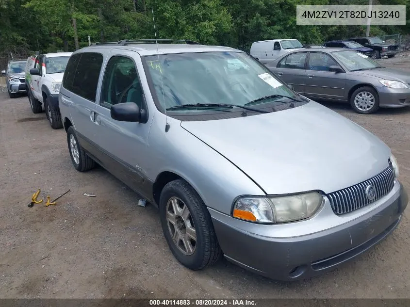 2002 Mercury Villager Sport VIN: 4M2ZV12T82DJ13240 Lot: 40114883