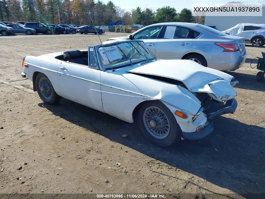 1970 Mg Mgb Mark Ii Roadster VIN: XXXXGHN5UA193789G Lot: 40753895