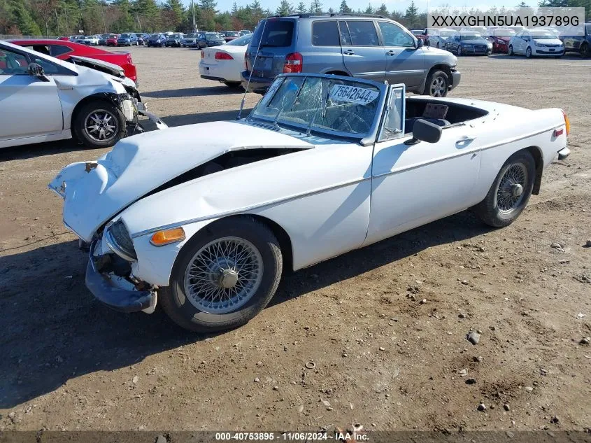 1970 Mg Mgb Mark Ii Roadster VIN: XXXXGHN5UA193789G Lot: 40753895