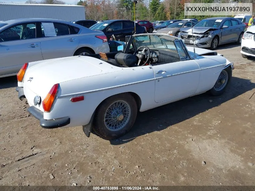 1970 Mg Mgb Mark Ii Roadster VIN: XXXXGHN5UA193789G Lot: 40753895