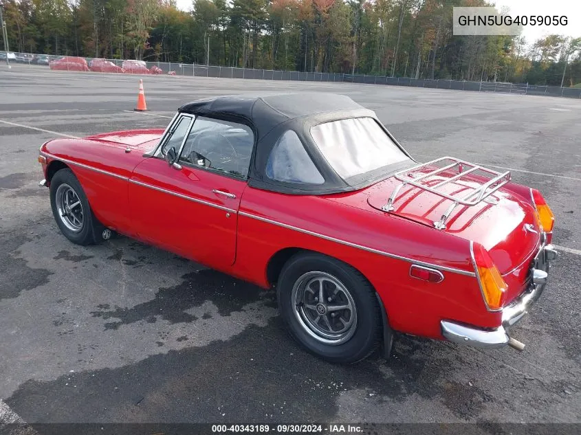 1976 Mg B VIN: GHN5UG405905G Lot: 40343189