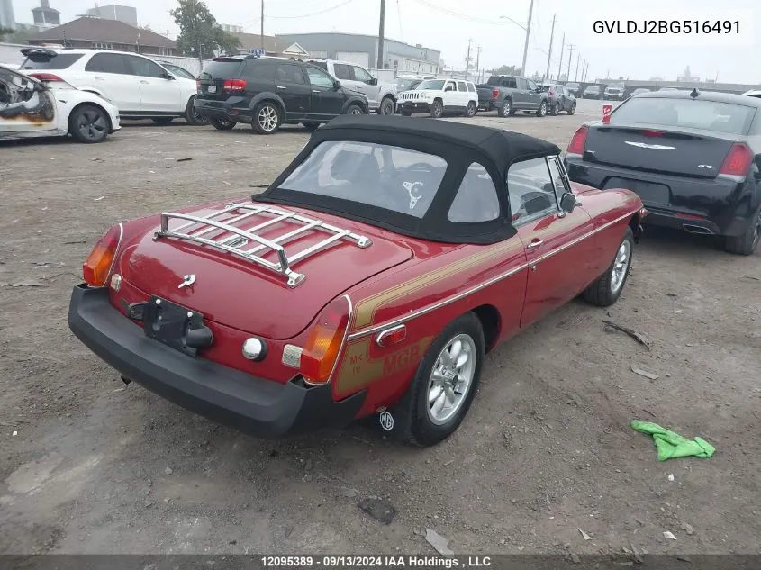 GVLDJ2BG516491 1981 Mg British