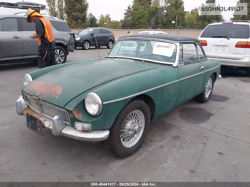 1965 Mg Mgb VIN: 65GHN3L49507 Lot: 40441017