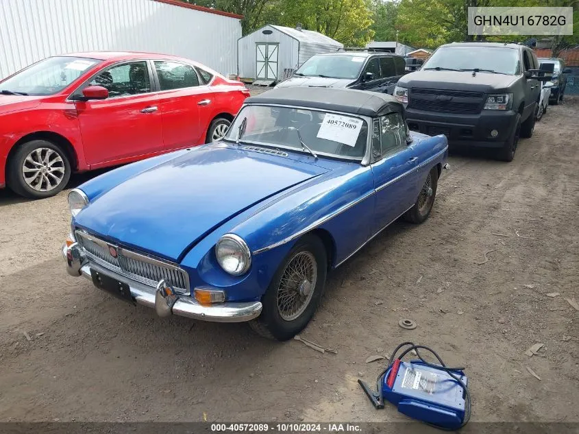 1969 Mg Mgb VIN: GHN4U16782G Lot: 40572089