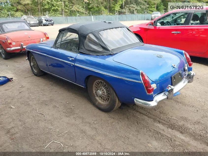 1969 Mg Mgb VIN: GHN4U16782G Lot: 40572089