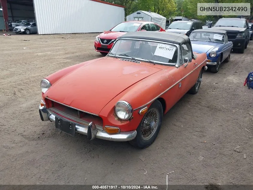 1971 Mg Mgb VIN: GHN5UB234249G Lot: 40571917